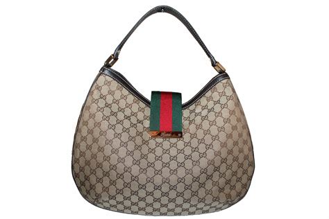 brown gucci hobo purse|Gucci hobo cloth handbag.